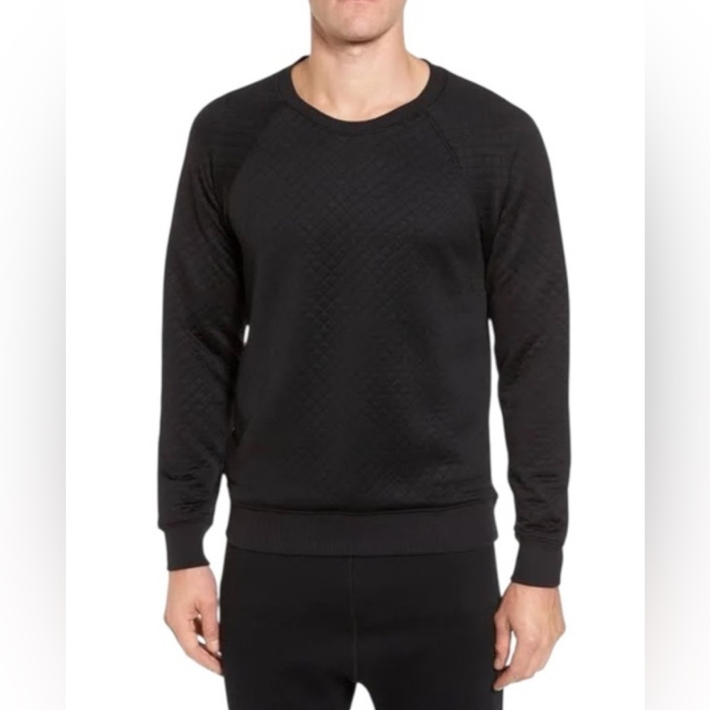 Alo Yoga Yama Qilted Sweatshirt black